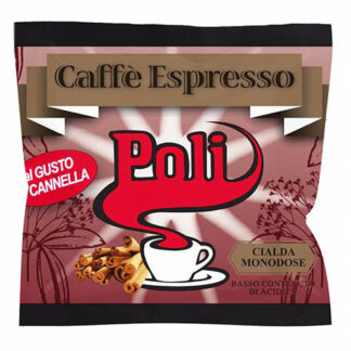 Caffè Poli* in cialde aromatizzato al gusto di Cannella
